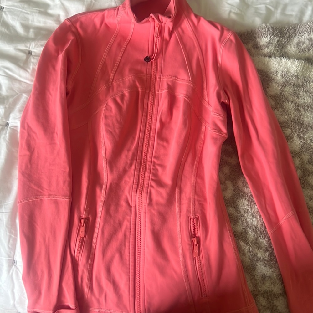 lulu raspberry cream define jacket